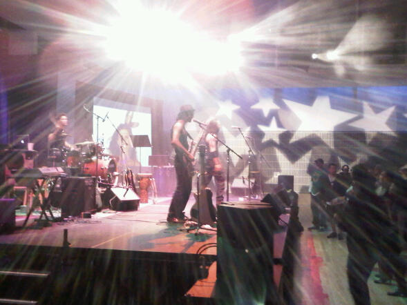 At the X-Alfonzo concert in SF