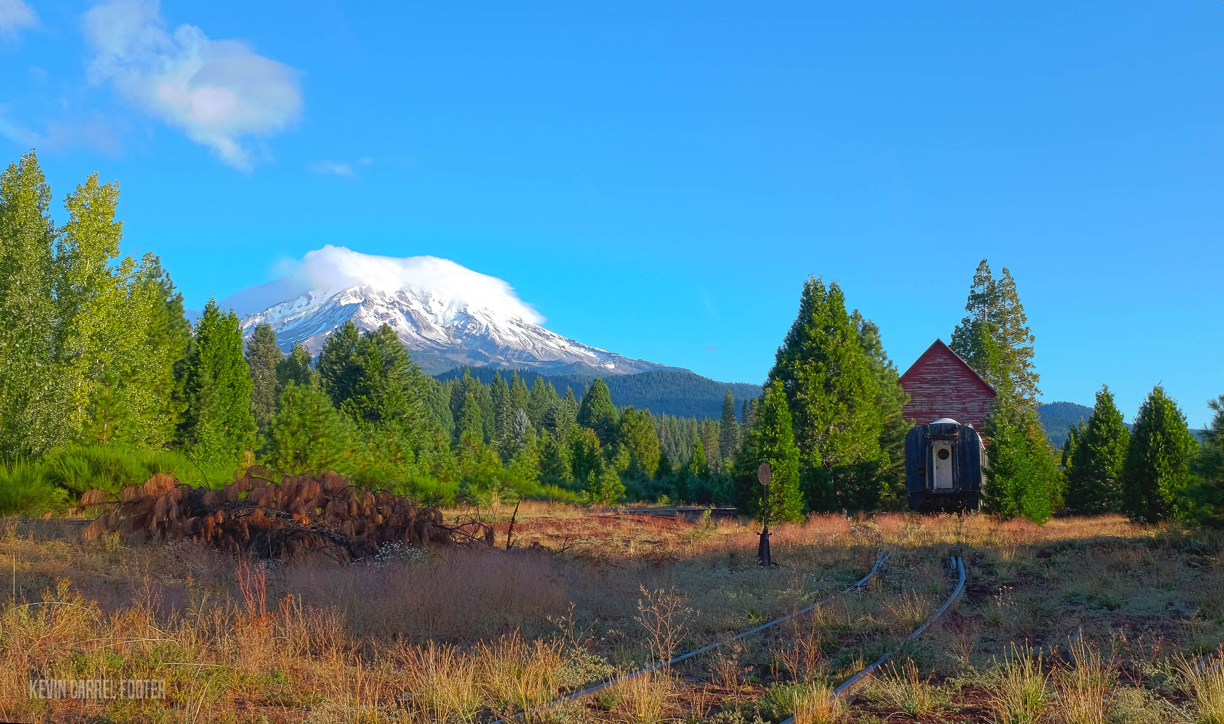 Mt. Shasta from McCloud, CA